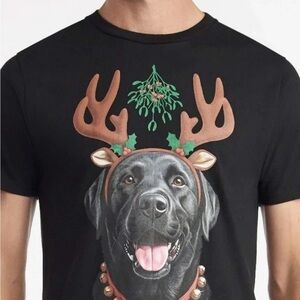 Black Dog Antler T-Shirt